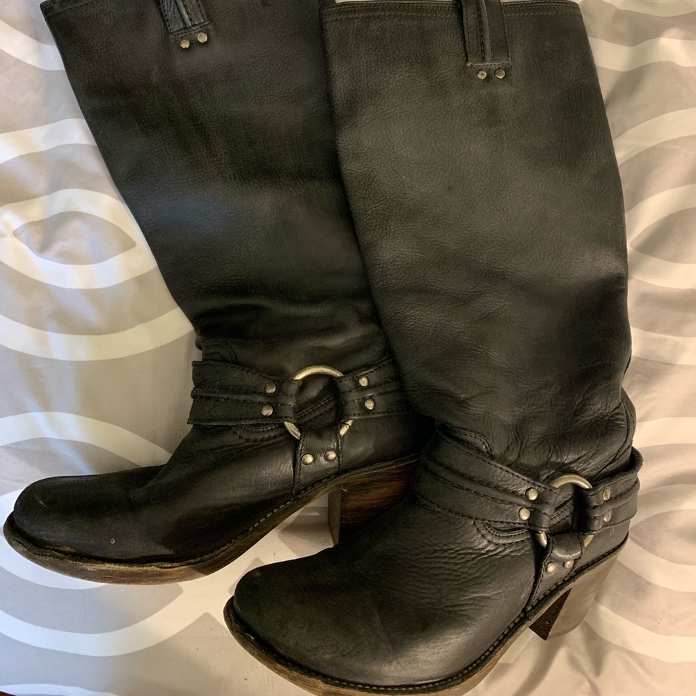 Frye Carmen harness boot tall - Picture 3 of 6